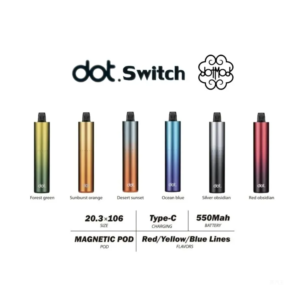 DOTMOD佩特里DOT SWITCH電子煙主機-拋棄式煙彈